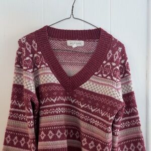 Wild Skye Women's knit V-Neck Sweater